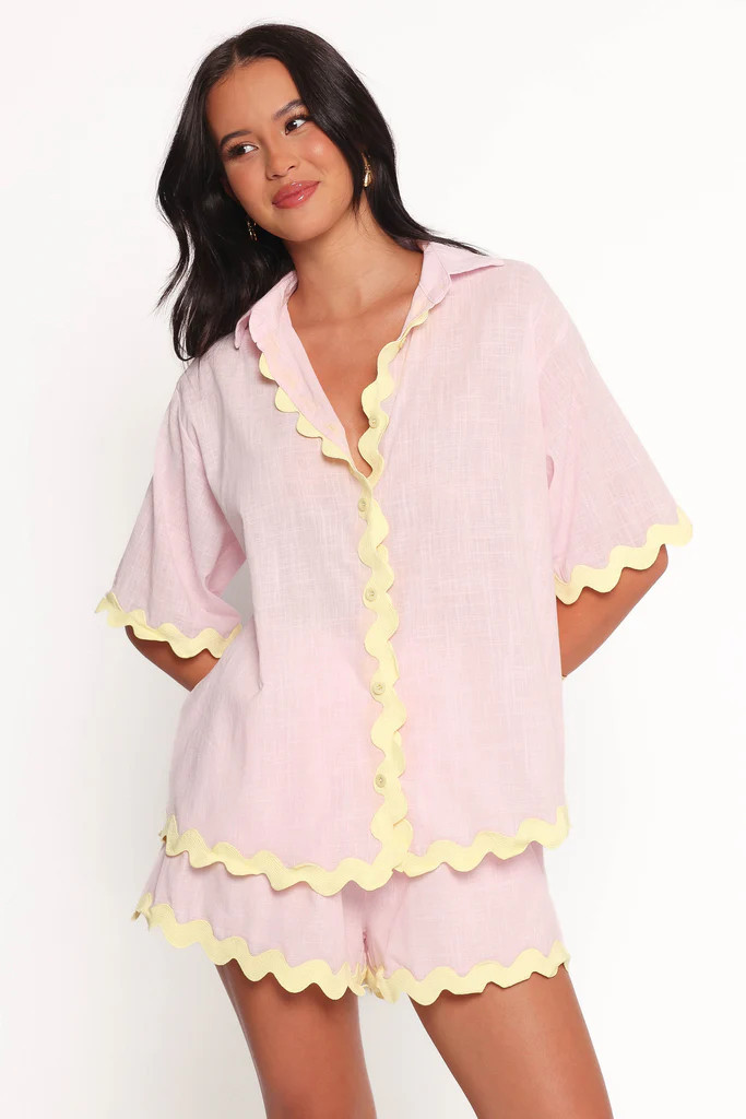 Wilson Short Set - Pink Yellow | Petal & Pup (AU)