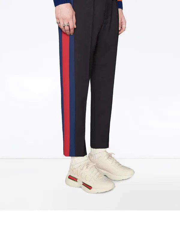 Tênis Rhyton de couro com logo | Farfetch Global