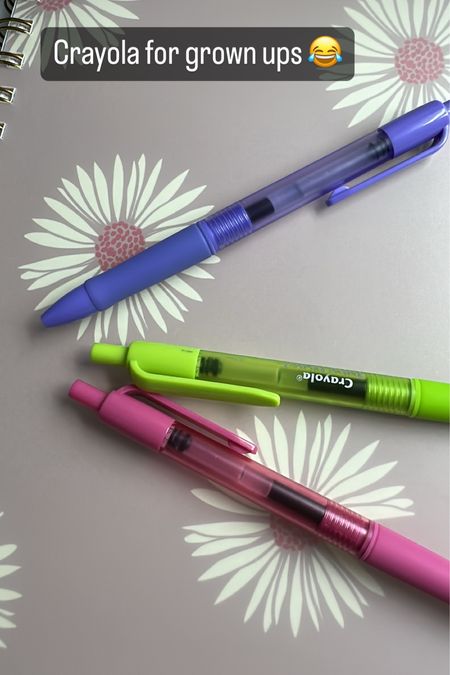 Crayola colorful pens for adults 