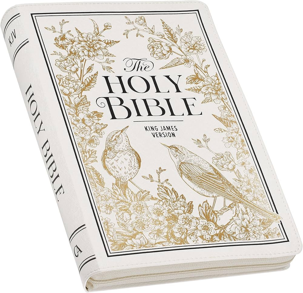 KJV Holy Bible, Thinline Large Print Vegan Leather Red Letter Edition Thumb Index & Ribbon Marker... | Amazon (US)