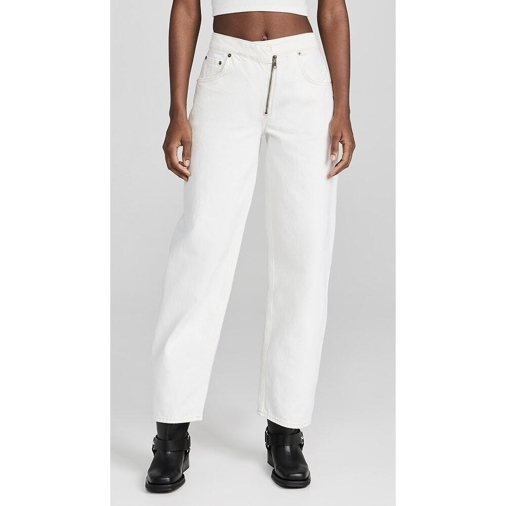 FRAME Angled Zipper Long Barrel Jeans Size 27 | eBay US