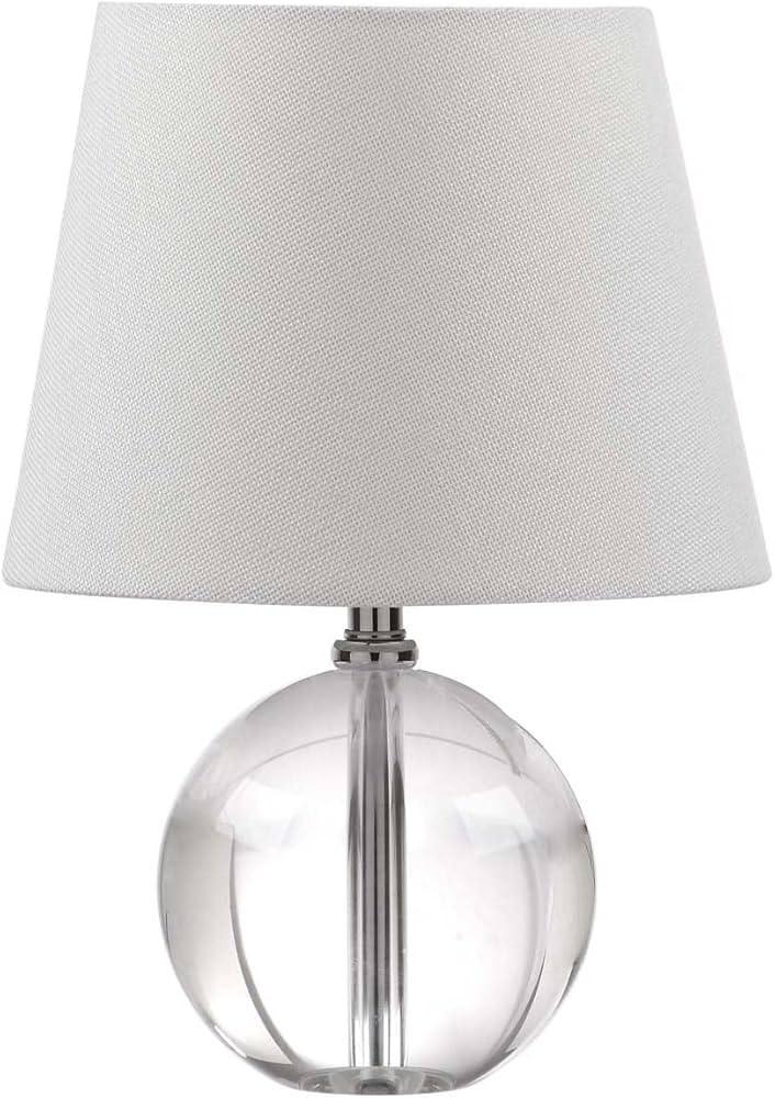 SAFAVIEH Lighting Collection Mable Modern Glam Clear Crystal 14-inch Bedroom Living Room Home Off... | Amazon (US)