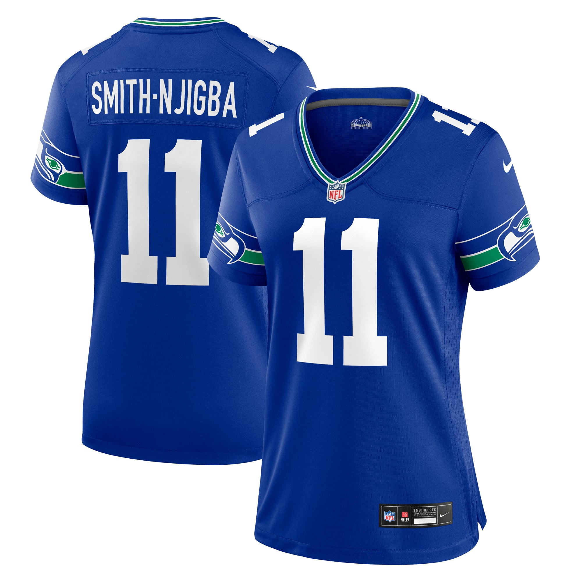 Jaxon Smith-Njigba Seattle Seahawks Nike Women's Throwback Player Game Jersey - Royal | Fanatics