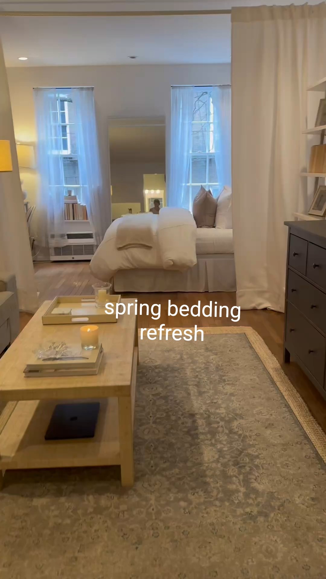 Did a spring bedding refresh with Quince! Love their bedding - decided to add some color with a pop of blue 

Bedding refresh duvet cover quilt blue bedding quincee

#LTKHome