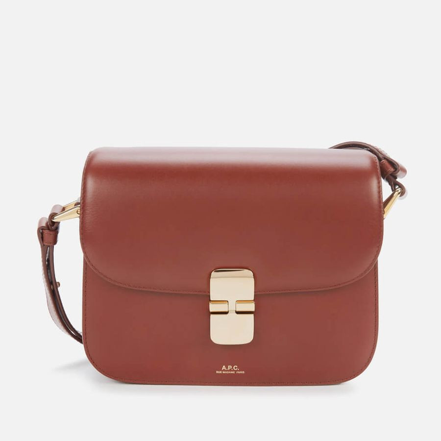 A.P.C. Women's Sac Grace Small Crossbody Bag - Hazelnut | Coggles (Global)