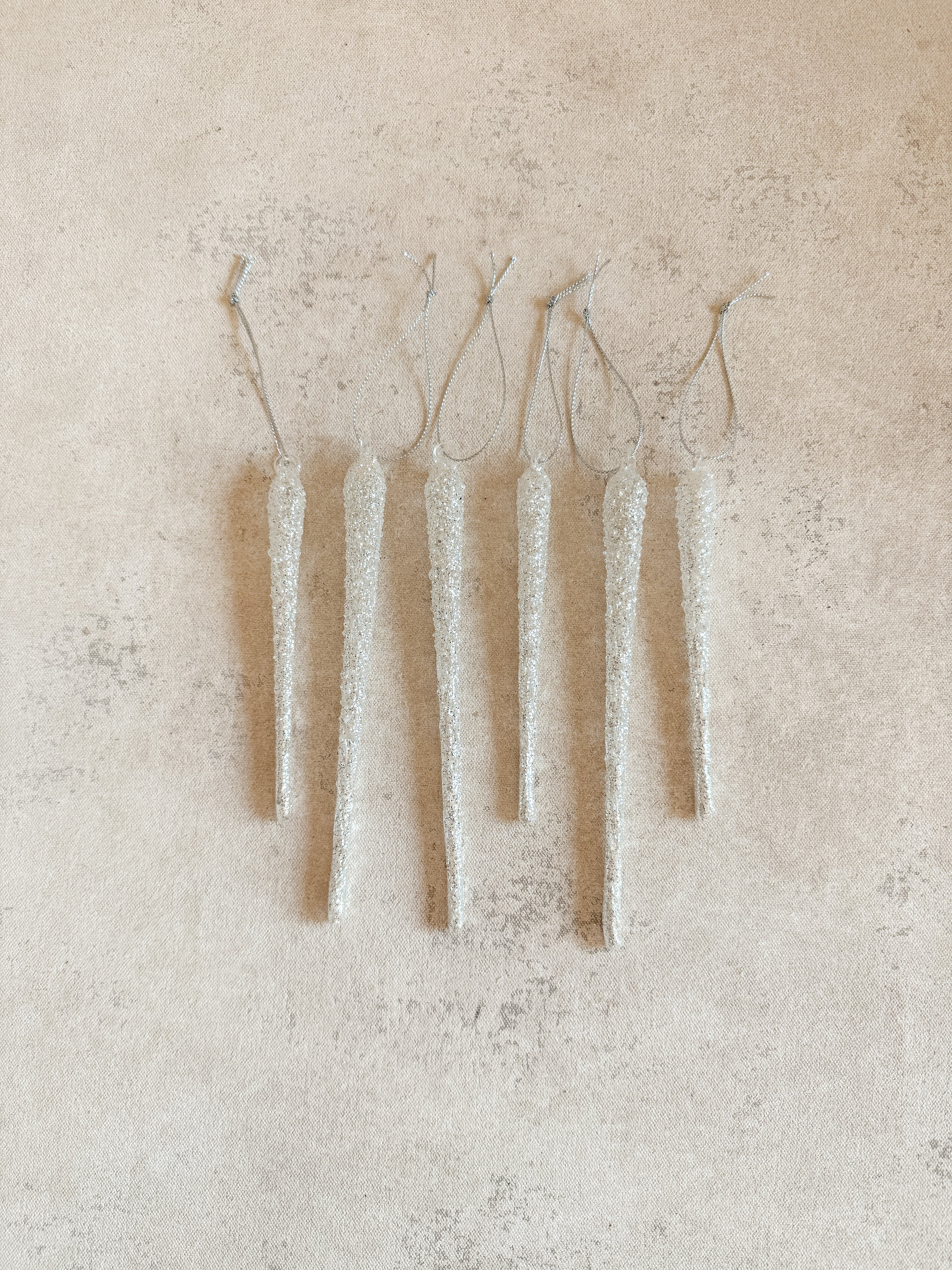 Icicle Ornament, Set of 6 | Cottage and Key