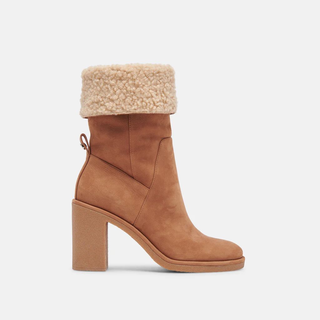 CADDIE PLUSH BOOTS PRALINE NUBUCK | DolceVita.com