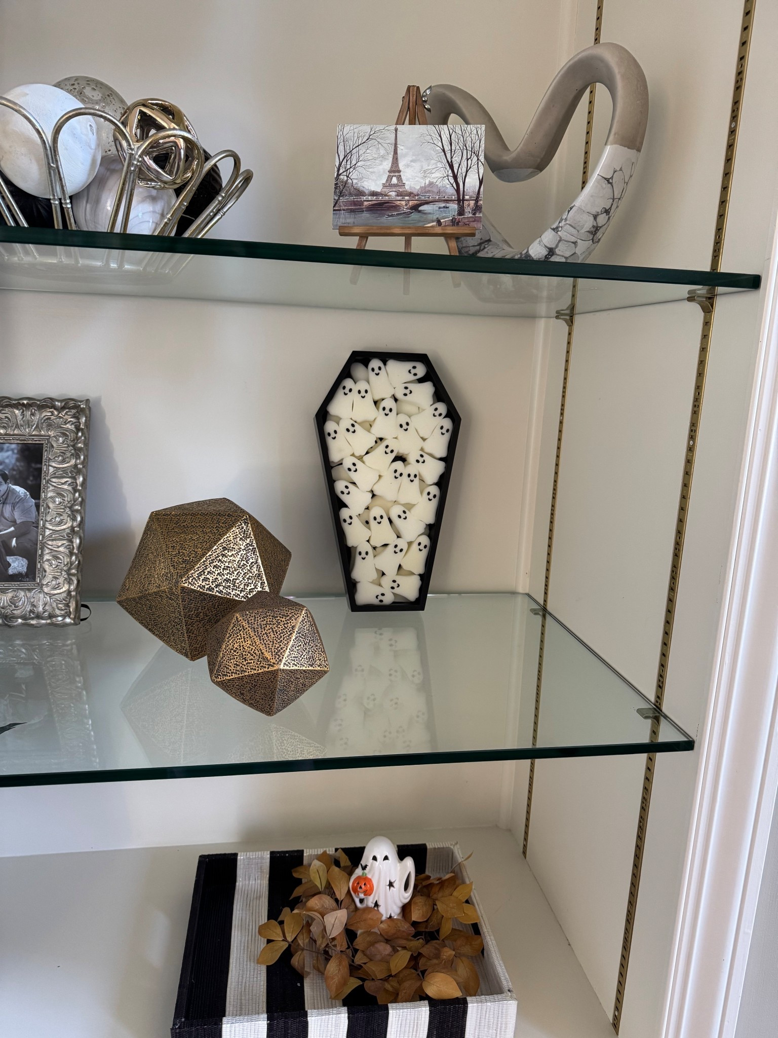 These little sponge ghosts are so versatile! This year I filled my little coffin with them! 

Halloween decor. Black and white decor. Falloween decor. Halloween decorations. Halloween finds. Living room decor. Shelfie. 

#LTKHalloween #LTKFallSale #LTKHome