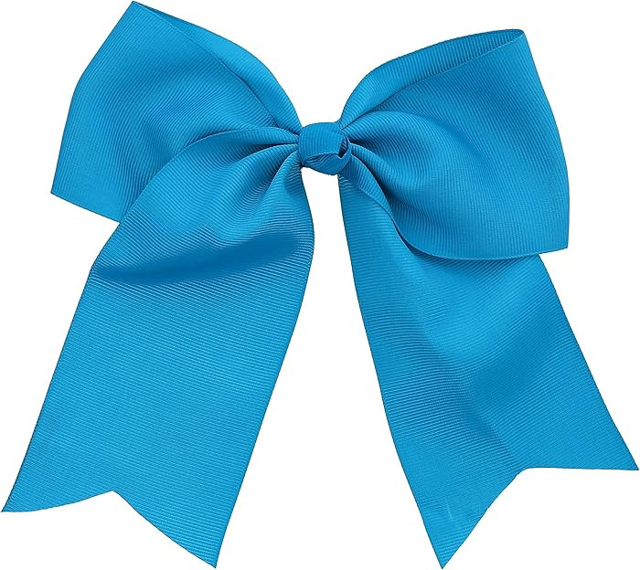 Jumbo Bow Clip with Tails for Women and Girls - Teal | Amazon (US)