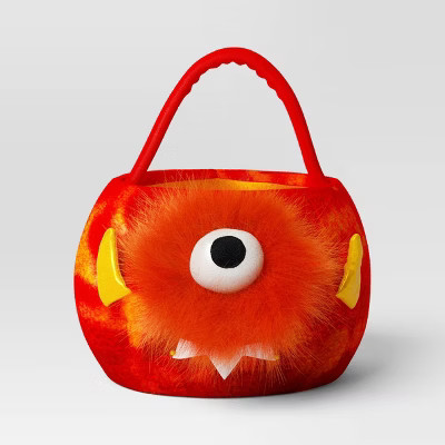 Plush Halloween Trick or Treat Pail Monster - Hyde & EEK! Boutique™: No Assembly | Target
