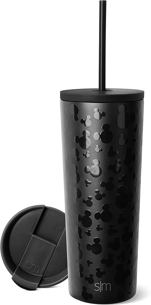 Simple Modern Disney Insulated Tumbler Cup with Flip Lid and Straw Lid | Gifts for Women Men Reus... | Amazon (US)