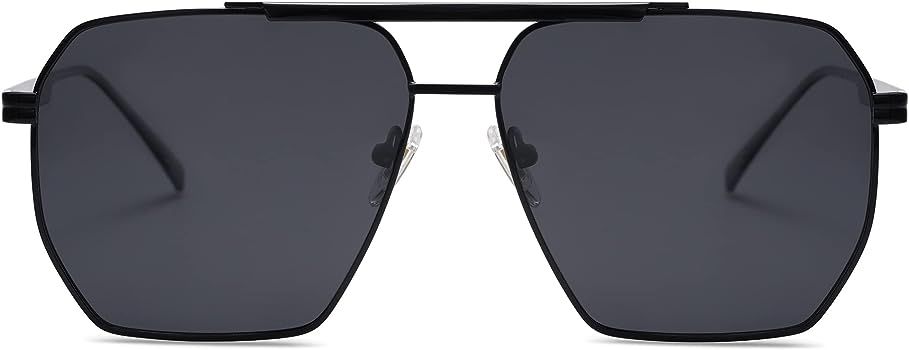 SOJOS Retro Oversized Square Polarized Sunglasses for Women Men Vintage Shades UV400 Classic Larg... | Amazon (US)
