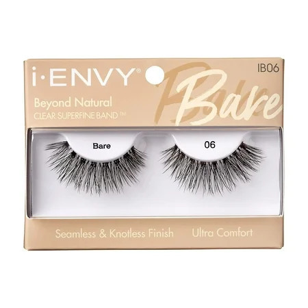i-ENVY False Lashes Bare Beyond Natural Eyelashes Lightweight Fake Lashes (6) | Walmart (US)