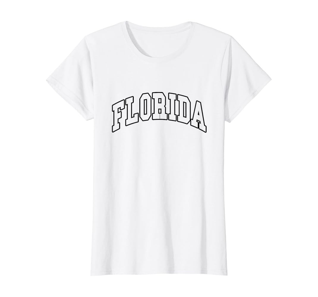 Florida - FL - Throwback Design - Classic T-Shirt | Amazon (US)