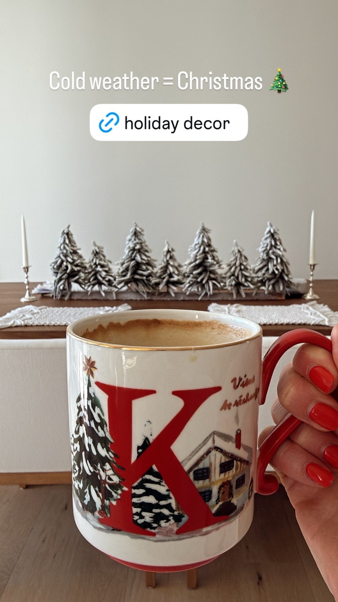 Cold weather = Christmas 🎄