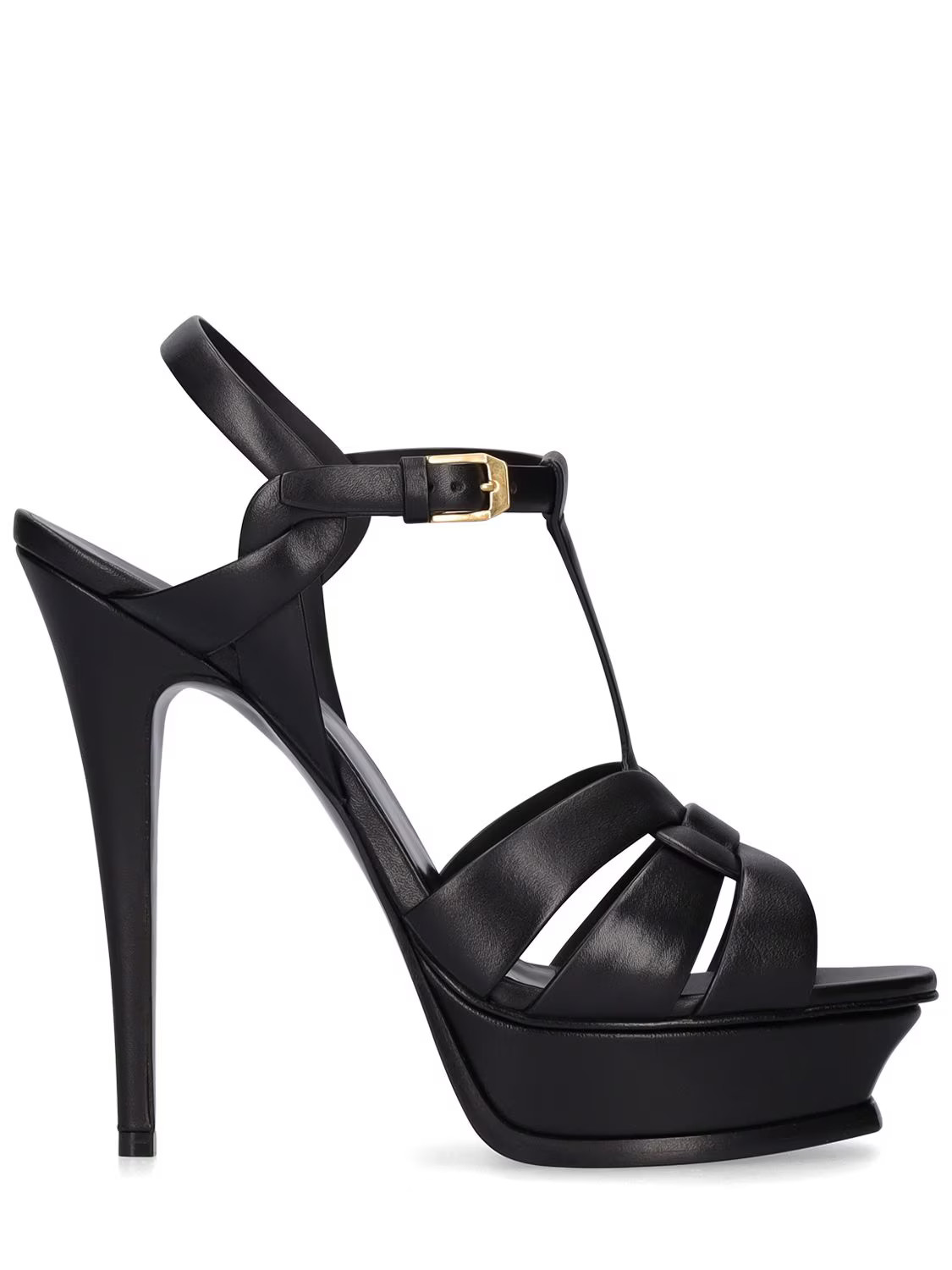 140mm Tribute Leather Sandals | Luisaviaroma