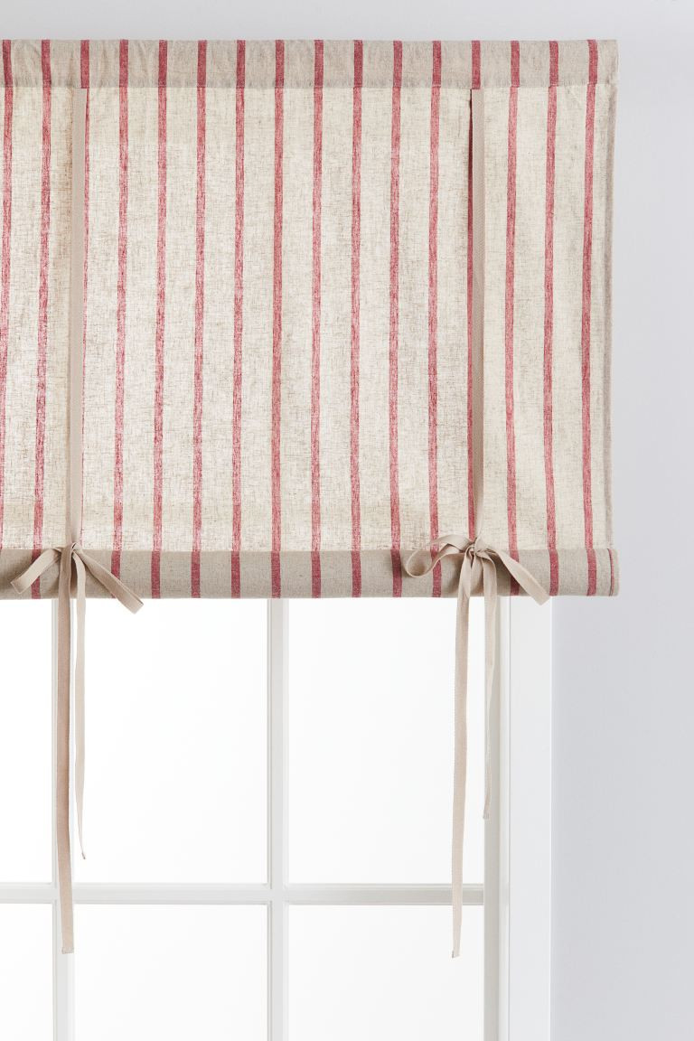 Linen-blend Roll-up Curtain | H&M (US + CA)
