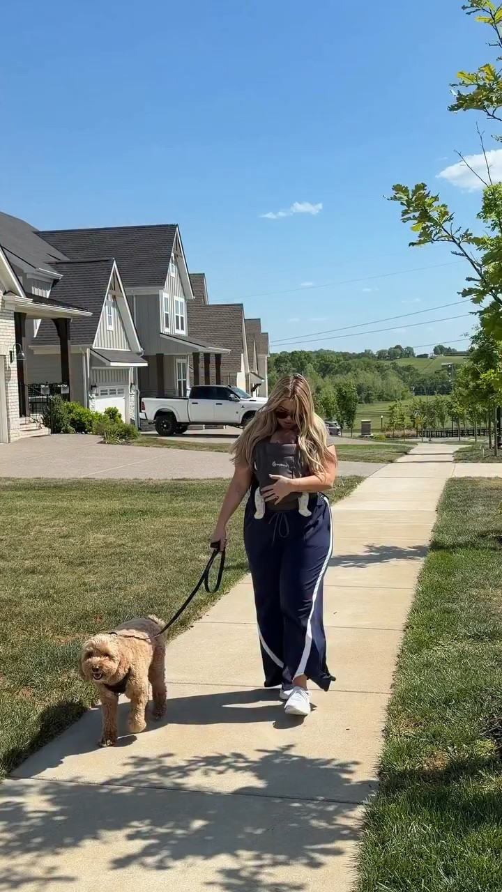 Things just get done when he’s attached to me 🤍😊 The @ergobaby Embrace Carrier was an immediate registry add (the recs were loud from you guys lol) It’s a wrap feel without the chaos, easy on/off, keeps Oakes comfy, and I get my hands back. 

Best part is that Ergo Baby is #1 for ergonomics for baby + me and super safe for his development which matters most to us 🤍 You can use code ‘KELSEY15’ for 15% off your own!!!