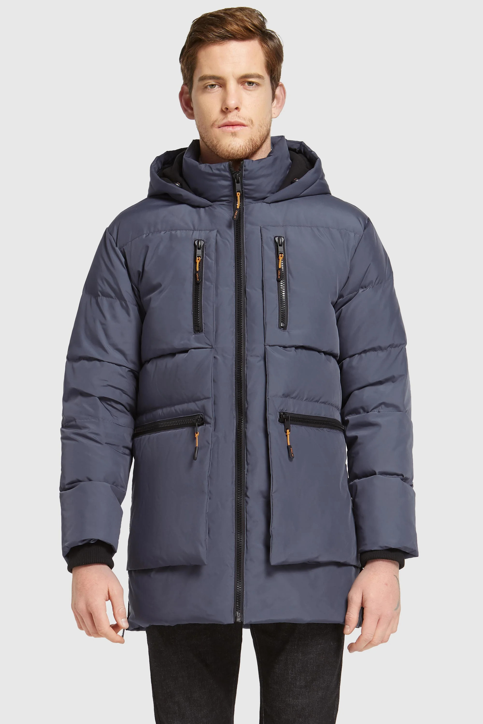 Orolay Men's Hooded Thickened Windproof Down Jacket | Orolay
