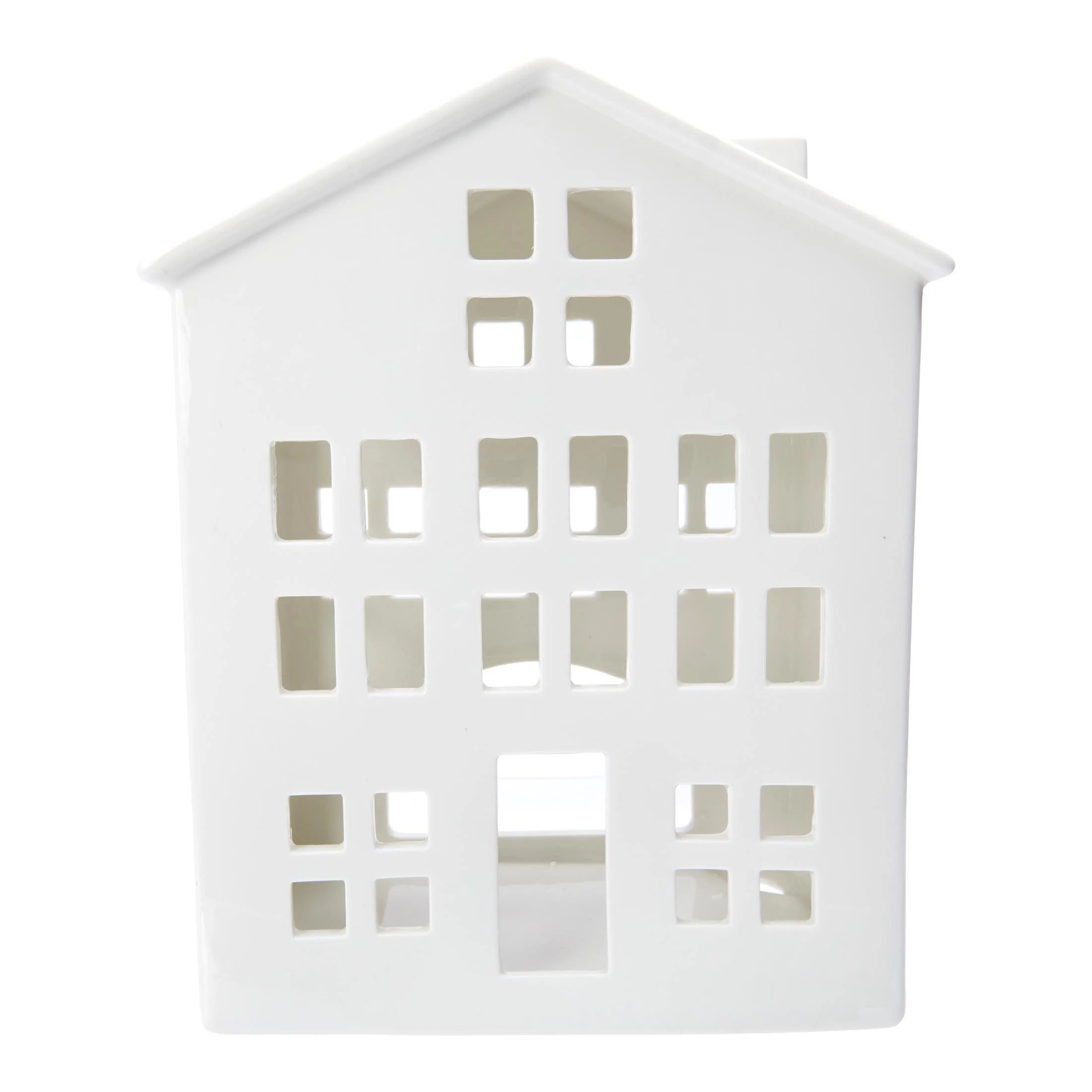 My Texas House, Large White Ceramic Farm House, 10 inch | Walmart (US)