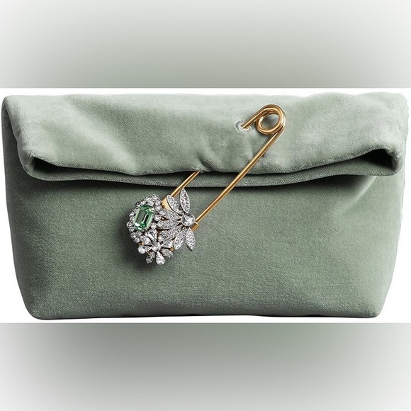 Burberry velvet pin clutch | Poshmark
