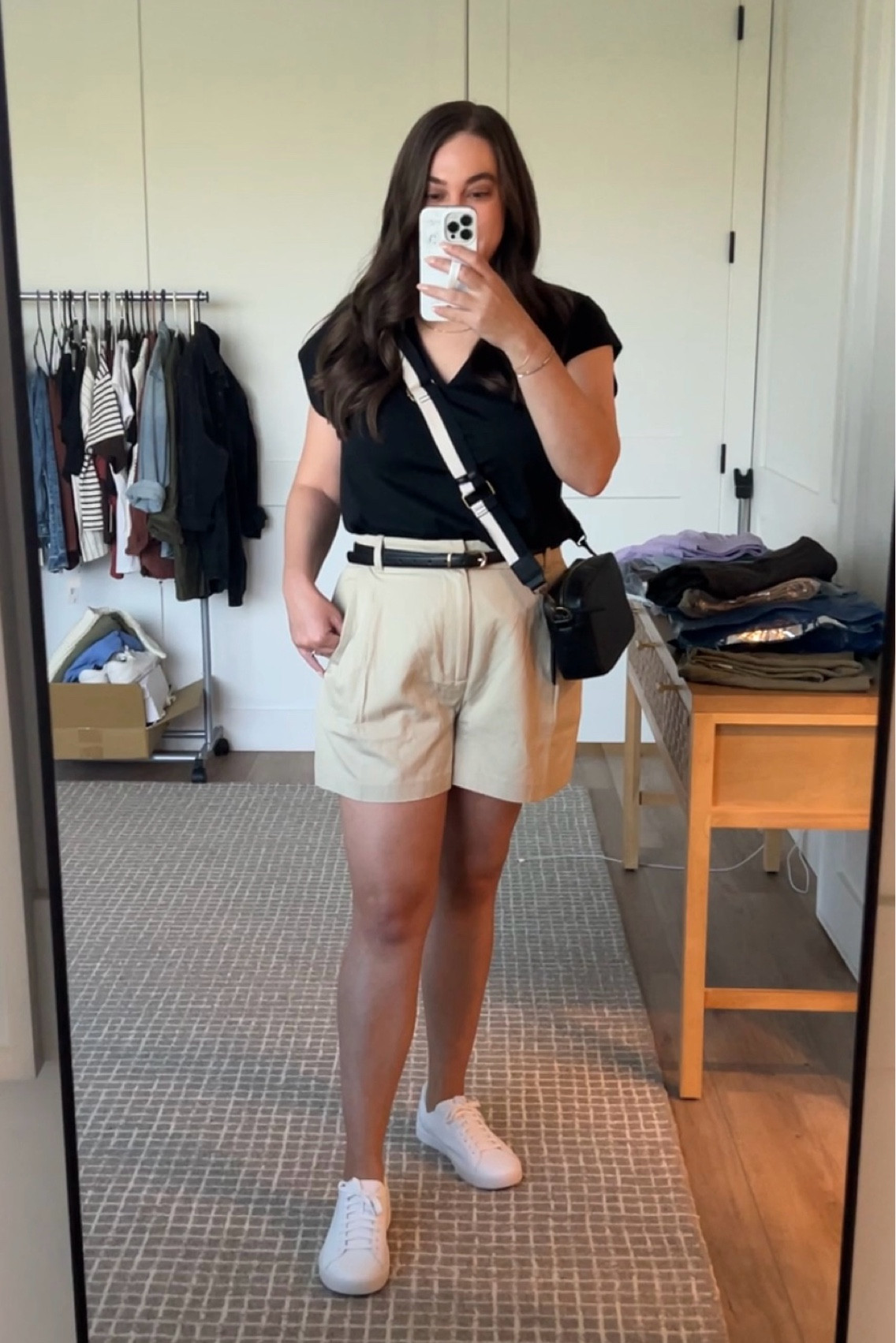 One of my new outfits from my styling session and I’m in LOVE! It’s comfortable and still casual but so much more elevated than my normal jean shorts and a shirt. The perfect outfit to go house hunting!

I’m a TTS L, 10/12. I’d size up in the linked top if you want it less fitted.

#LTKStyleTip #LTKMidsize