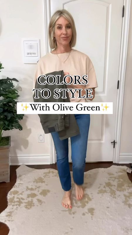 ✨ Consider olive green like denim… you can wear just about any color with it. I shared how to style olive with pink, stripe, white, tan, print, red, denim but there so many more colors too. 

#LTKOver40 #LTKVideo #LTKStyleTip