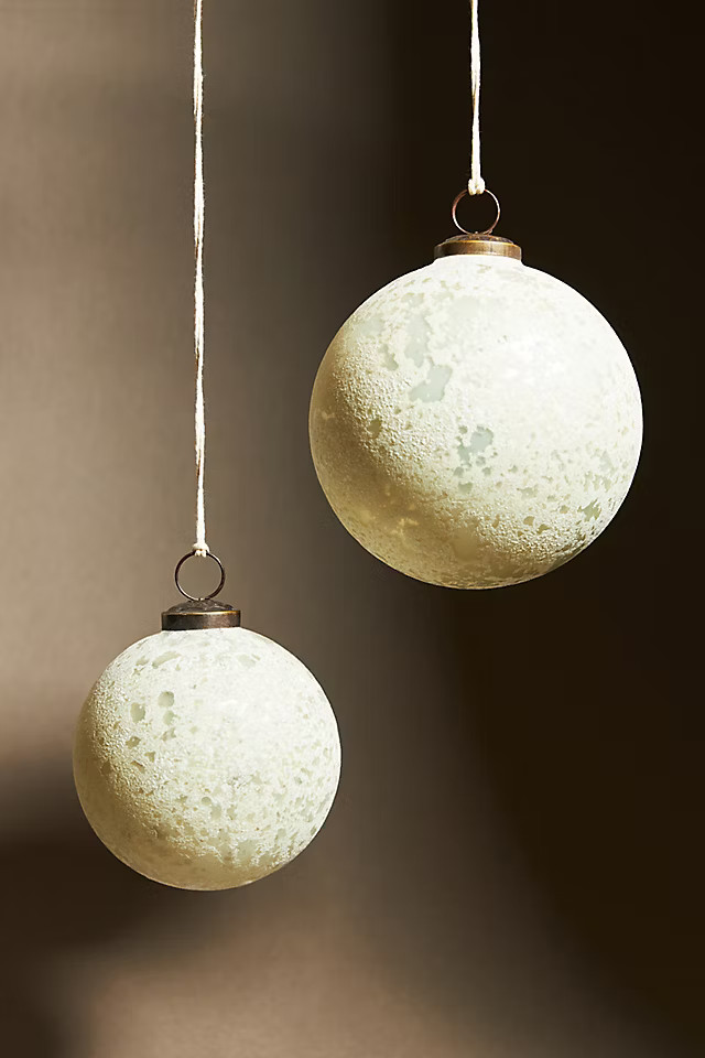 Frosted Ball Ornament | Anthropologie (US)