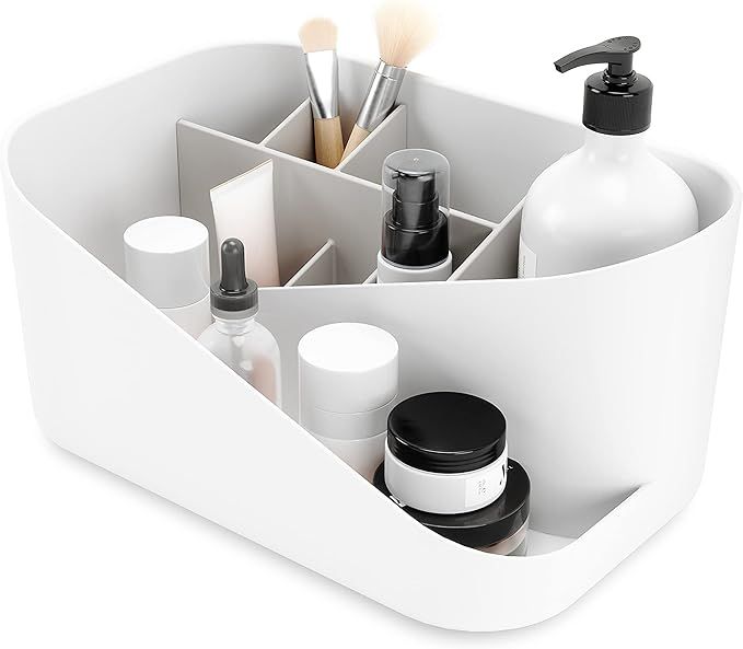 Amazon.com: Umbra Glam Cosmetic Organizer, White/Gray : Home & Kitchen | Amazon (US)