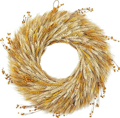 Mud Pie Preserved Wheat Wreath | Amazon (US)