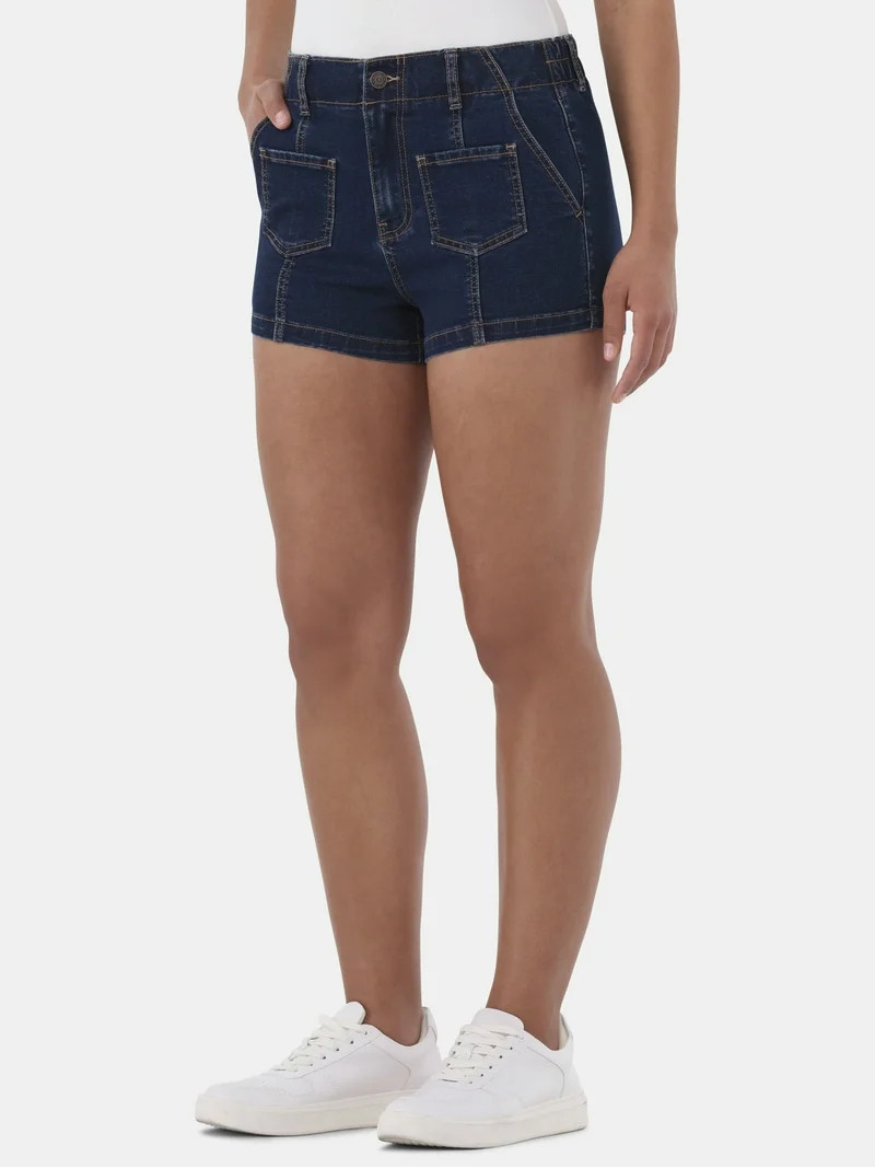 Madden NYC Women\u2019s Denim Utility Shorts, 2.75\u201d Inseam, Sizes XS-XXL | Walmart (US)