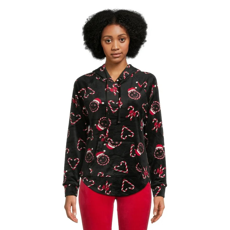 No Boundaries Juniors Christmas Pullover Hoodie, Sizes XS-3XL | Walmart (US)