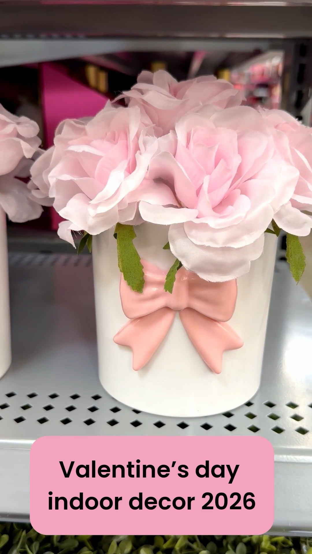 Valentine’s Day decor, indoor tabletop decor floral Valentine’s Day rose pot with pink bow perfect for table top entryway or indoor decor or on a desk for Valentine’s Day all month of February too #valentinesdaydecor #floral #tabletopdecor #valentinesday #homedecor #cutedecor

#LTKFindsUnder50 #LTKHome