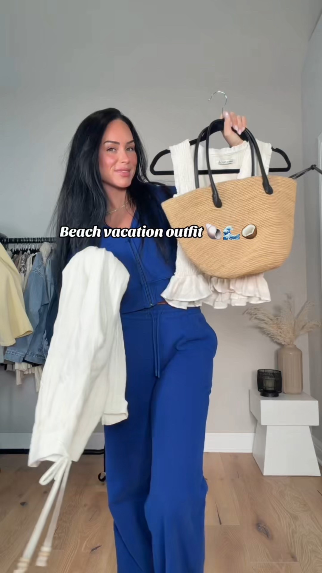 Beach vacation outfit inspo 🌴I’ll have everything on LTK in the outfit inspo section! 

My sizing 5’7, 145lbs, 32dd 
I’m wearing size smalls 

#LTKgrwm #LTKootd #LTKTravel