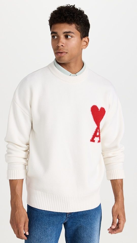 AMI Adc Crewneck Sweater | SHOPBOP | Shopbop