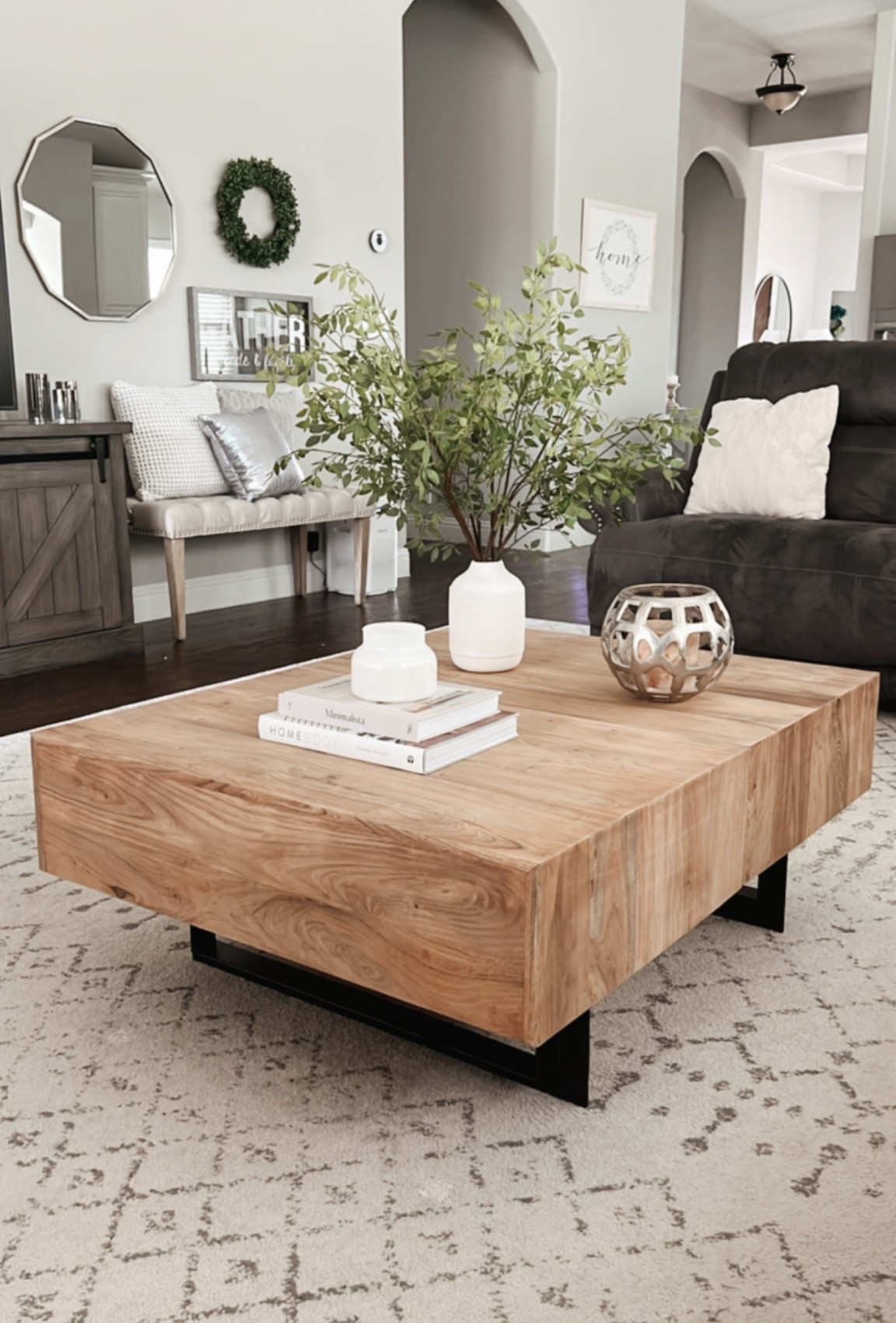 Natural Wood coffee table with expandable storage. Adaptable to modern, neutral and transitional style. Easy 5 minute assembly on this amazing quality piece. 

#LTKhome 

#LTKxWayDay