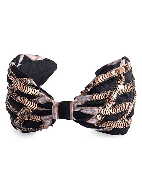 Honey Blocks Sequin Headband | Saks Fifth Avenue