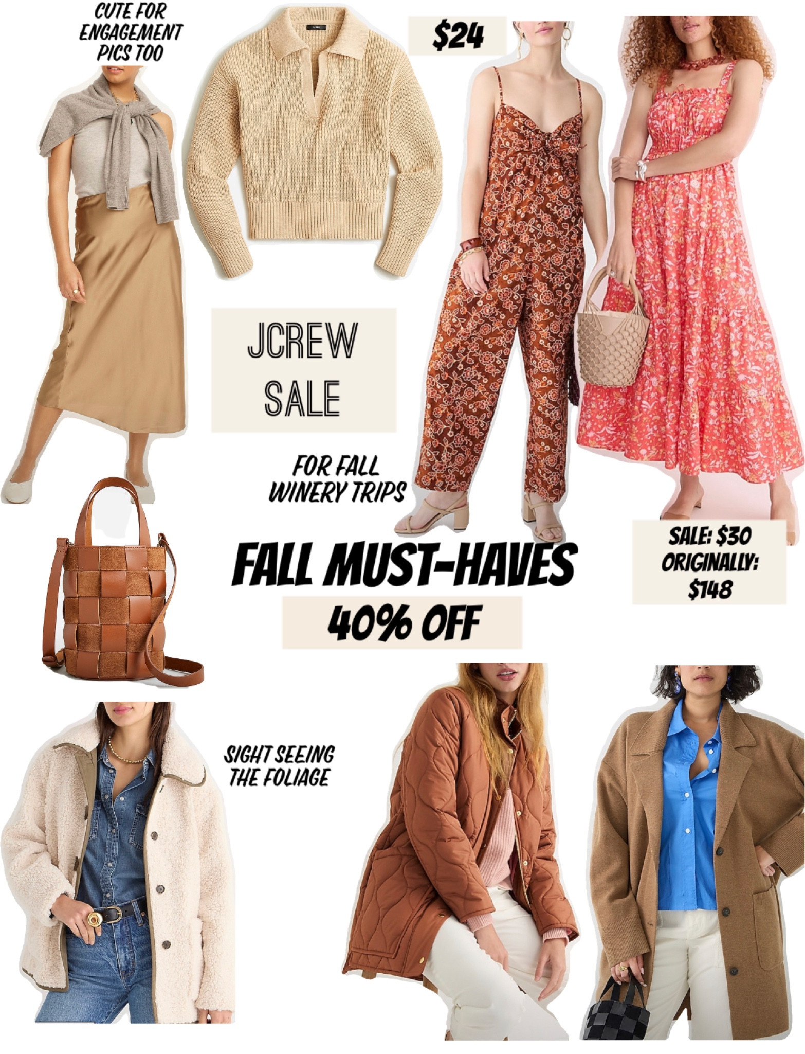Jcrew sale, fall fashion,
Jackets, jumpsuit 

#LTKunder50 #LTKSeasonal #LTKsalealert
