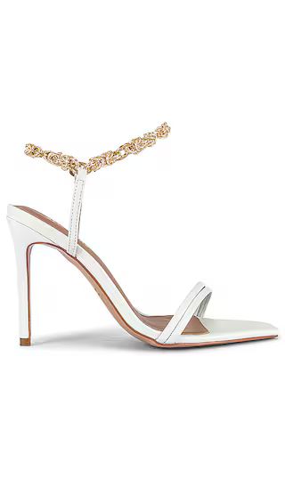 Ankle Strap Heel in Ivory | Revolve Clothing (Global)