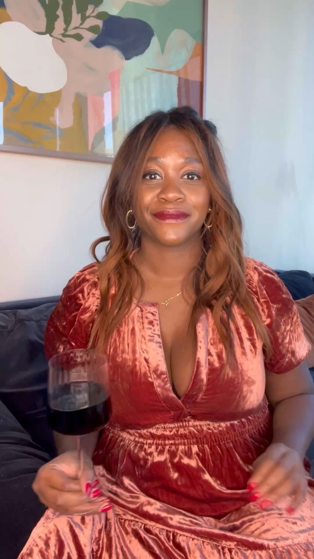 Velvet dress for thanksgiving + my favorite wine glasses 

#LTKSeasonal #LTKhome