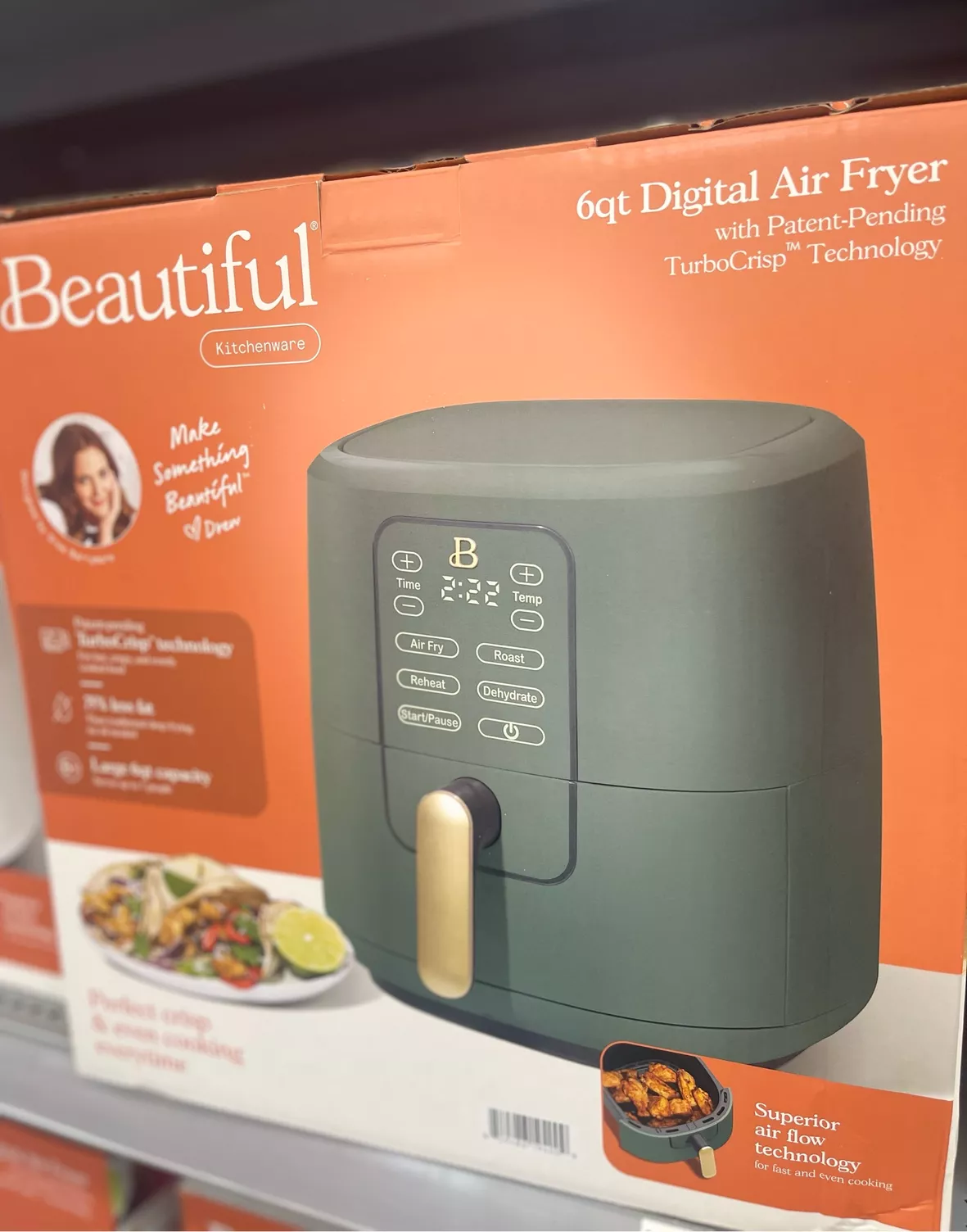 Drew Barrymore's Beautiful Kitchenware Air Fryer Is On Sale!