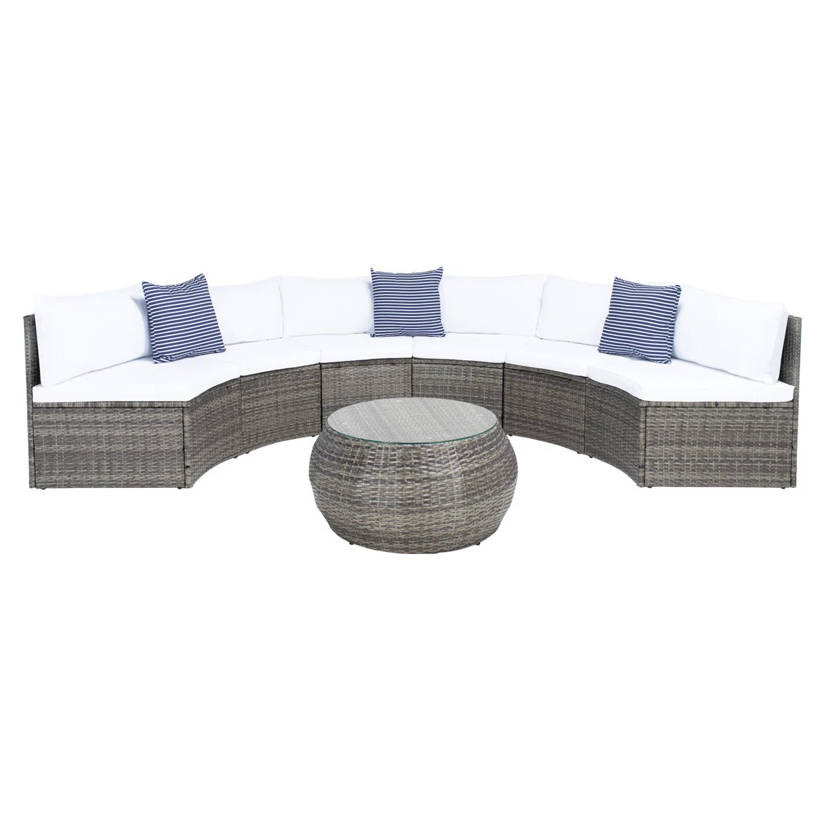 Cabble Wicker 6 - Person Patio Conversation Sets with Cushions | Wayfair North America