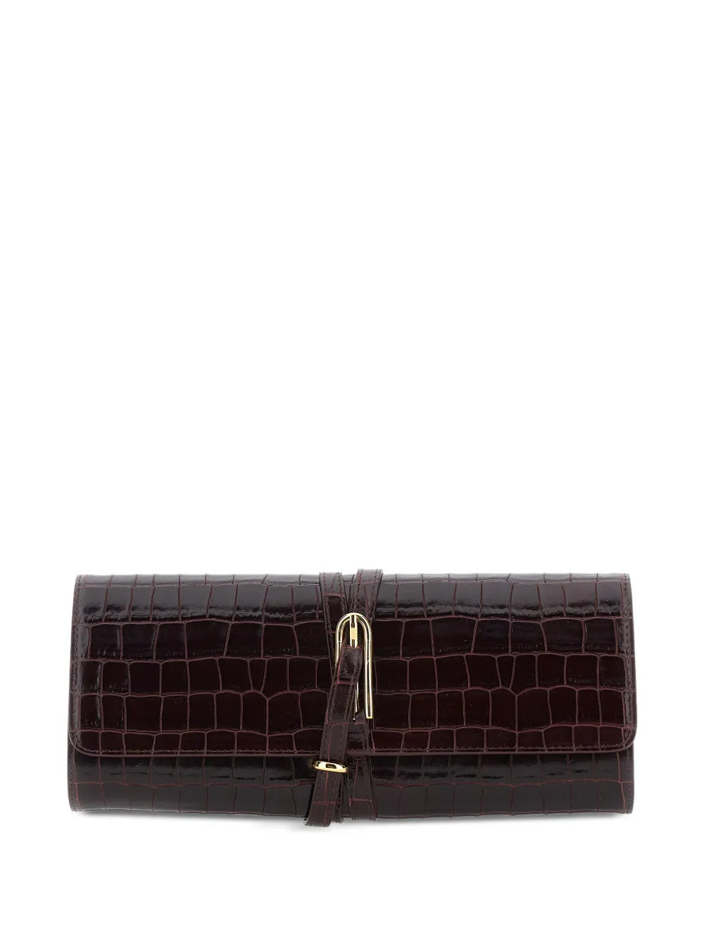 Liffner leather clutch bag - Brown | Farfetch Global