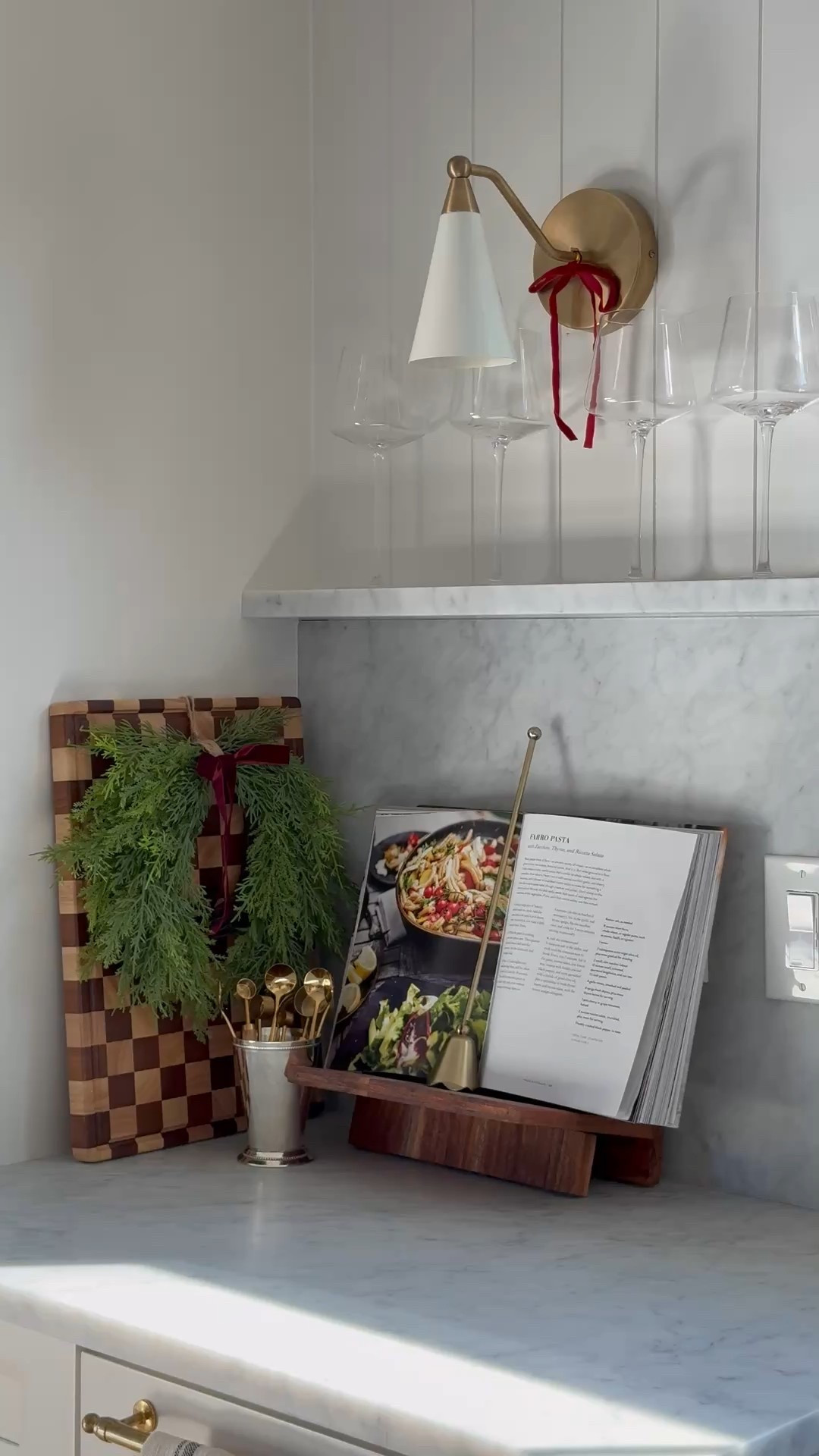 Make your home holiday-ready with Wayfair 😍 Silver goblet and kitchen decor are the perfect timeless additions! #ad #Wayfair #WayfairPartner @wayfair 

#LTKHome #LTKHoliday #LTKFindsUnder100