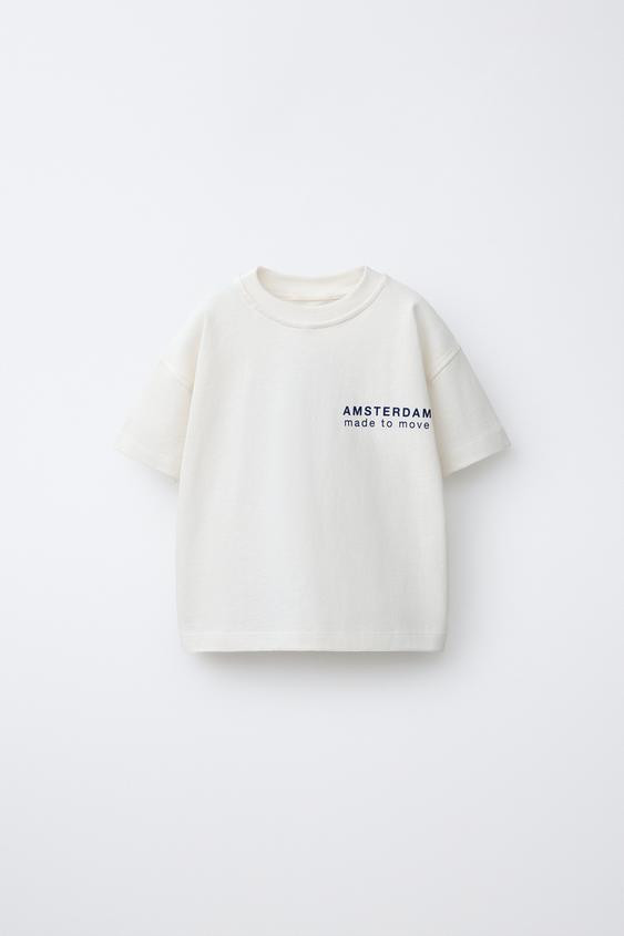 CYCLIST PRINT T-SHIRT | Zara UK