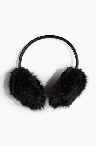 H & M - Fluffy Earmuffs - Black | H&M (AU)