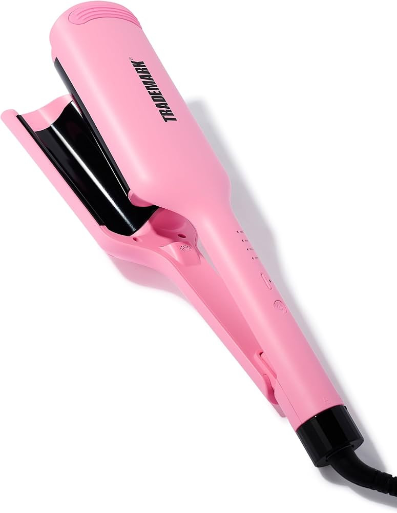 Trademark Beauty Hair Waver Tool - Double Barrel Wave Curling Iron, Babe Waves X, Adjustable Temp... | Amazon (US)