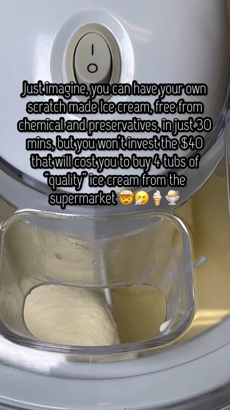 I swear, once you taste homemade ice cream, you'll never go back to that store-bought stuff! Plus, it's so much cheaper too, literally about $1 on average per recipe! This is truly a great investment #addtocart 🙌🏾🤩🍦🤤 #metdark #icecreammachine #icecreamrecipes #howtomakeicecream #icecreammaker #summertreats #homemadeicecream #scratchcooking #homesteading2024 #icecream #tiktokshopfind #ugccreator #tiktokshopcreator #homemadetreats #diyicecream #kitchengadget #kitchenappliances #homemaderecipes #homesteadingrecipes #tiktokshopmothersday #giftsformom 