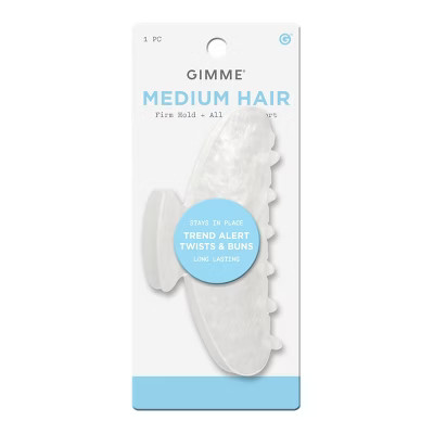Gimme Beauty Medium Fashion Pearl Acrylic Claw Clip | Target