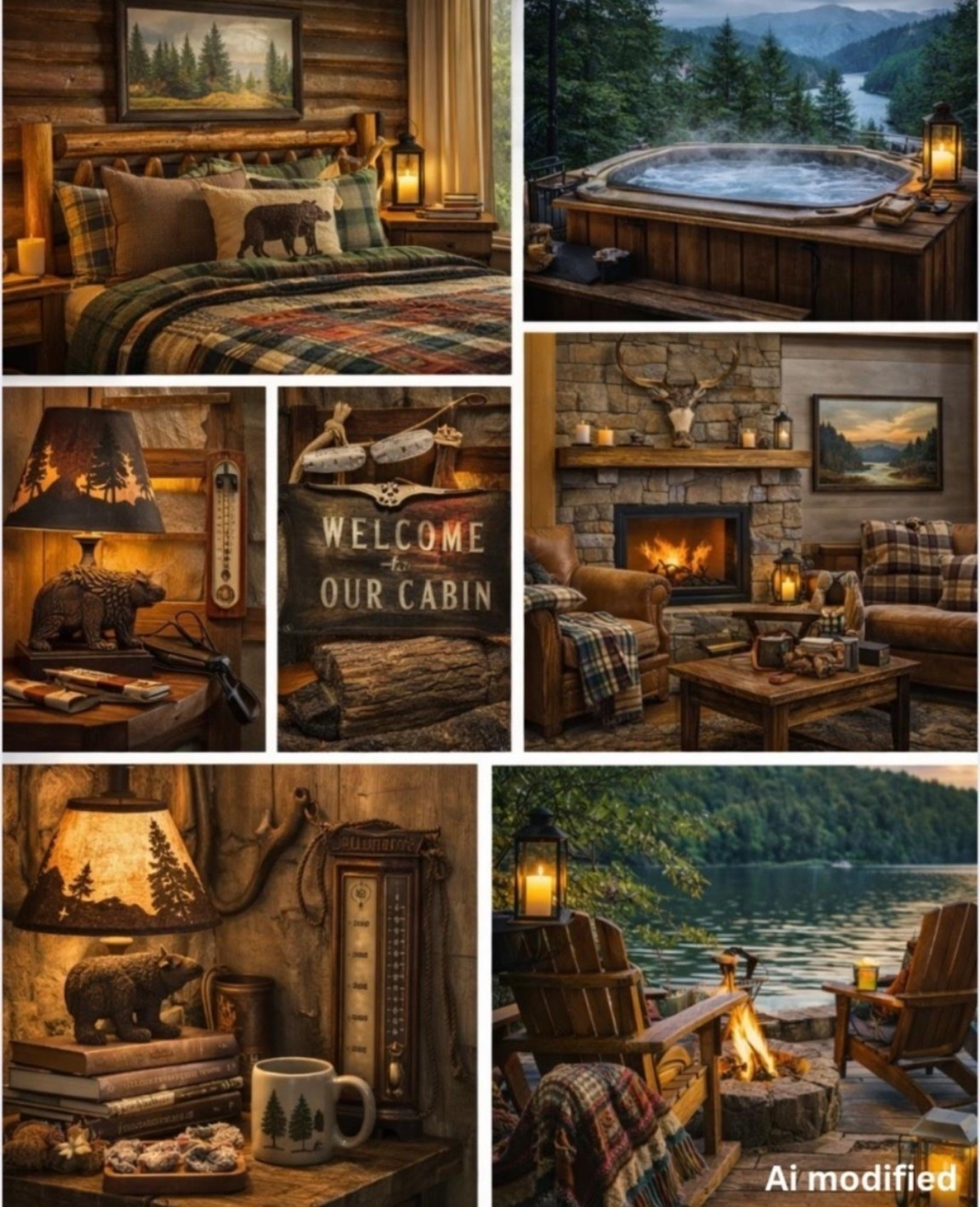 Lodge Cabin Mood Board| Rustic Lake HouseDecor Inspiration| Design and Decorating for the Cabin Lodge

#LTKHome #LTKSeasonal #LTKmomlife